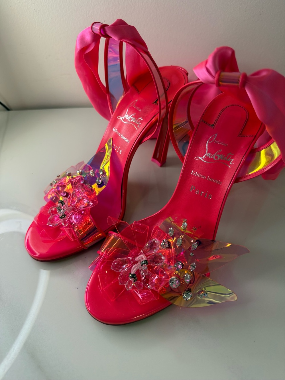 RARE Christian Louboutin Alyah du Désert 100 Édition Limitée Size 39 - Picture 9 of 12
